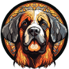 Hund Dog Bernandiner