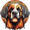 Hund Dog Bernandiner