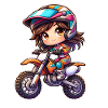 Motocross Mädchen