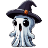 Halloween: Ghost with Hat
