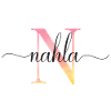 N | Monogramme | Nom | Nahla |Aquarelle