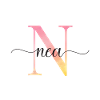 N | Monogramme | Nom | Nea |Aquarelle