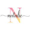 N | Monogramme | Nom | Natalie |Aquarelle
