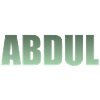 First name: Abdul - green gradient