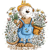 Funny Otter Gardener Garden