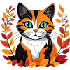 Autumn cat
