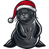 Seal Animal Christmas
