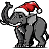 Éléphant Mammouth Noël