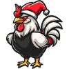 Rooster Christmas