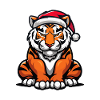 Tiger Christmas