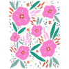 Flower bouquet in pink
