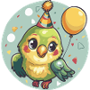 Parrot Birthday Baby