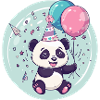Panda Anniversaire Bébé