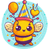 Bee Birthday Baby