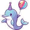 Dolphin Birthday Comic