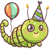Worm Birthday Comic