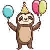 Sloth Birthday Comic
