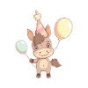 Bande dessinée d’anniversaire d’âne