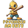 Funny duck with saying