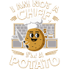 Playful Potato Chef Illustration