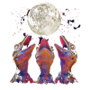 Lézard huppé Lune hurlante