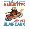 Humour marmotte kayak