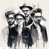 Friends Ink Portrait