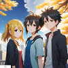 Herbst-Anime-Freunde