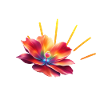 Fleur étincelante