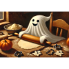 Geist beim Plätzchenbacken: Süßer Halloween Spaß