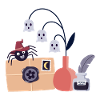 Stillleben Halloween