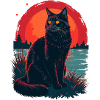 cat in the dark
