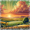 Saskatchewan Canada Sky Lyse Farver Lilla