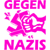 Against nazis fist