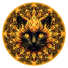 Inferno Kitty Mandala