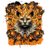 Fiery Inferno Cat