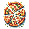 Delicious Pizza Slices