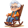 Granny in a rocking chair