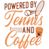 Funny Tennis Player Racket Coffee