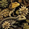 Schimmernde Reptilien