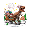 Dinosaure Moche Noël Noël Trex