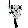Koala Bear Comic Tree