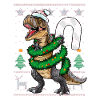Dinosaure Moche Noël Noël Trex