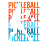 Pickleball Silhouette Retro Gradient