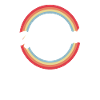 Pickleball Retro Rainbow Style