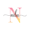N | Monogramme | Nom | Nila |Aquarelle