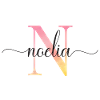 N | Monogramme | Nom | Noelia |Aquarelle