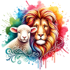 Christian Clothing Lion and Lamb