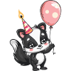 Skunk Birthday Comic