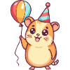 Hamster Birthday Comic